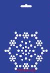 Crystal Style Hexagon Stencil
